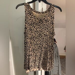 Nine West Animal Print Soft Spun Top
